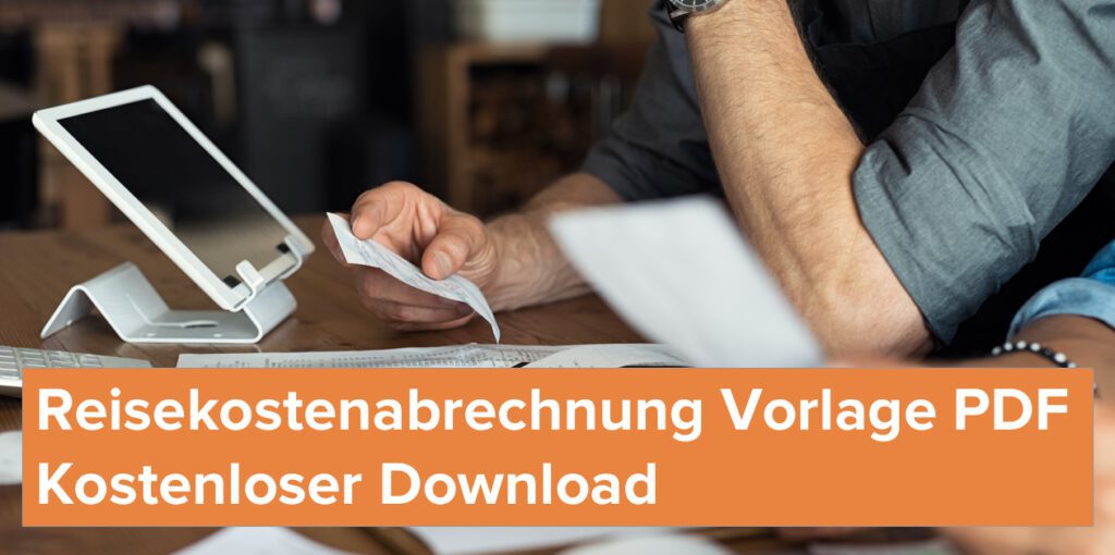 Reisekostenabrechnung Vorlage PDF