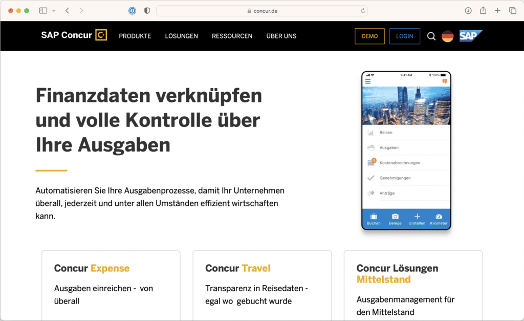 Expensify Alternative SAP Concur Website